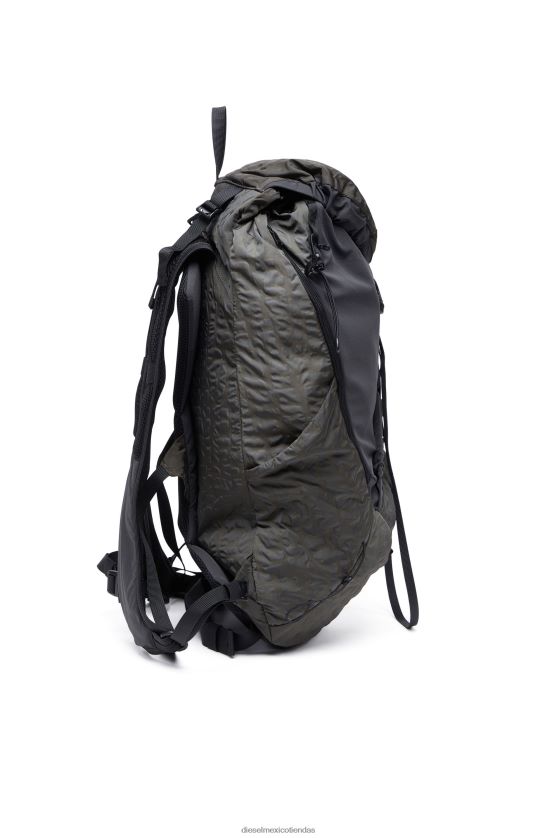 Diesel mochila drapeada x hombres 4P44F500 accesorio negro
