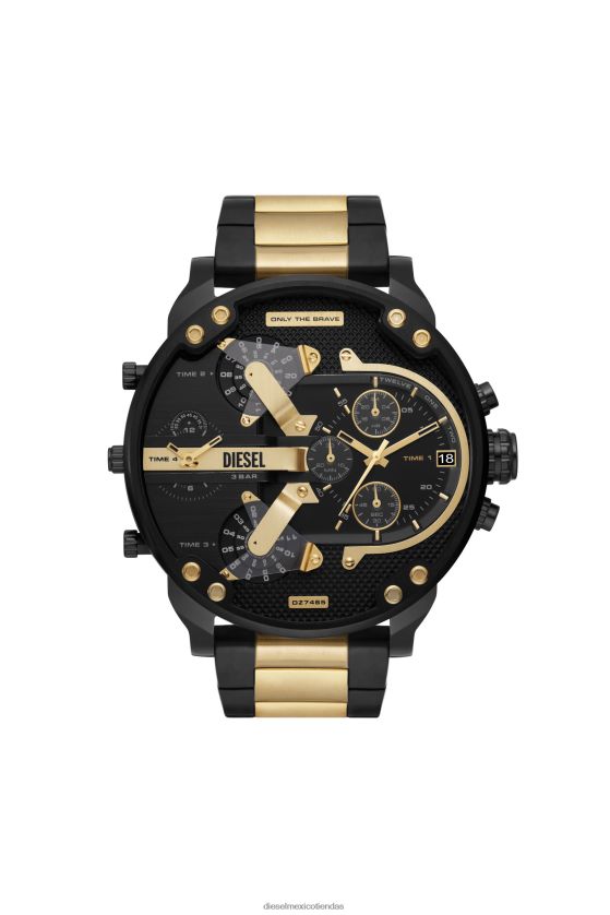 Diesel dz7465 hombres 4P44F679 accesorio oro negro