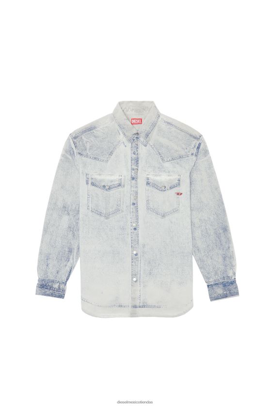 Diesel d-océano-sobre-sc hombres 4P44F329 vestir gris claro
