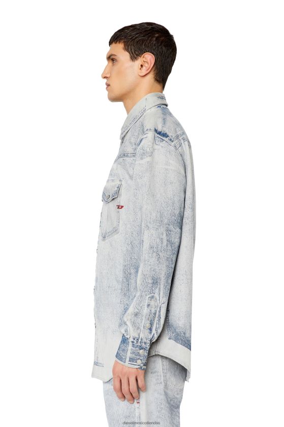 Diesel d-océano-sobre-sc hombres 4P44F329 vestir gris claro