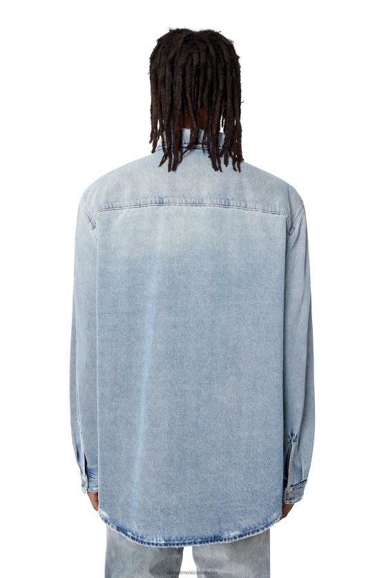 Diesel d-simplemente-sobre-fsb hombres 4P44F334 vestir azul claro