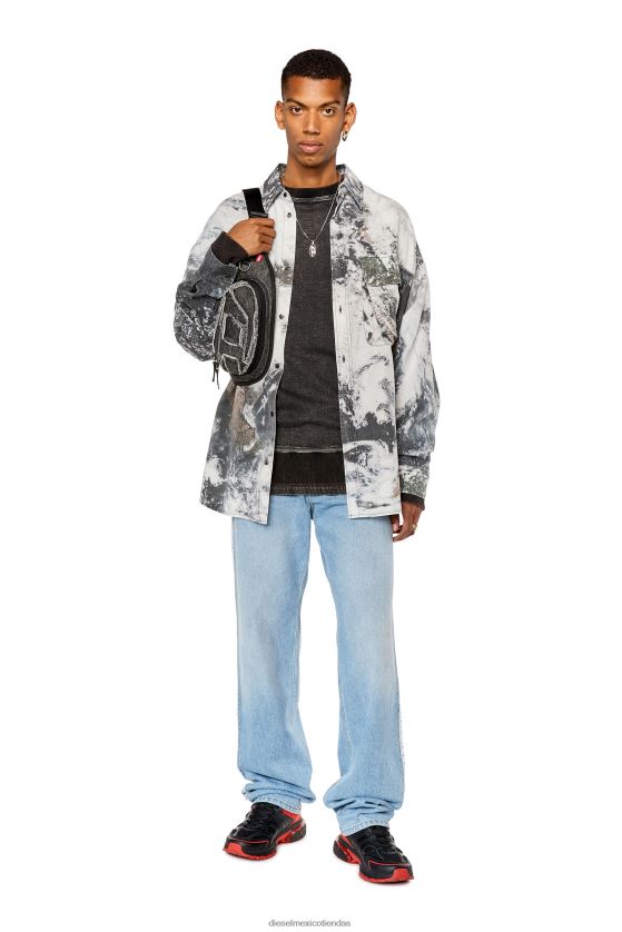 Diesel s-dewny-cmf hombres 4P44F298 vestir gris