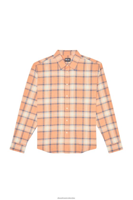 Diesel s-umbe-check-n hombres 4P44F313 vestir rosa/blanco