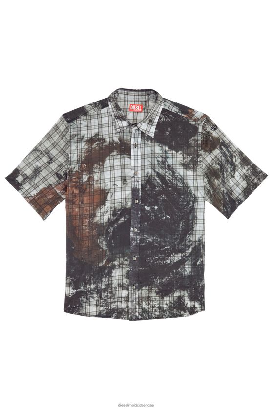Diesel s-umbe-ssl-globo hombres 4P44F290 vestir Gris oscuro