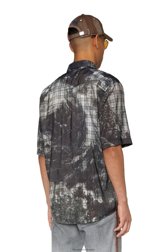 Diesel s-umbe-ssl-globo hombres 4P44F290 vestir Gris oscuro