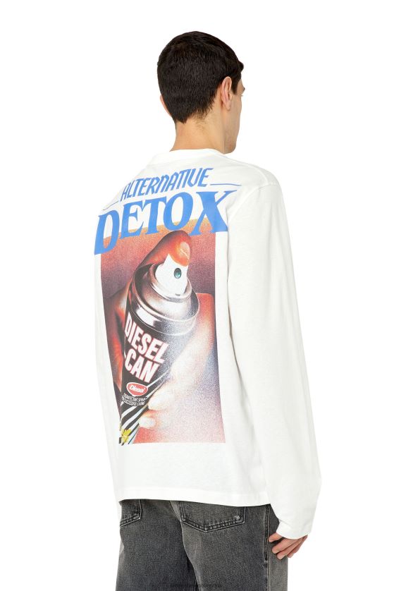 Diesel grúa-t-ls-g4 hombres 4P44F236 vestir blanco