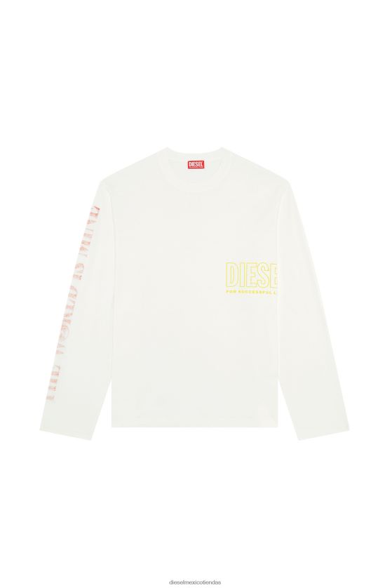 Diesel grúa-t-ls-l5 hombres 4P44F278 vestir blanco