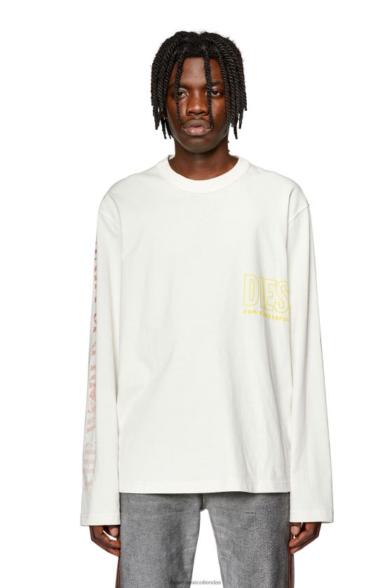 Diesel grúa-t-ls-l5 hombres 4P44F278 vestir blanco