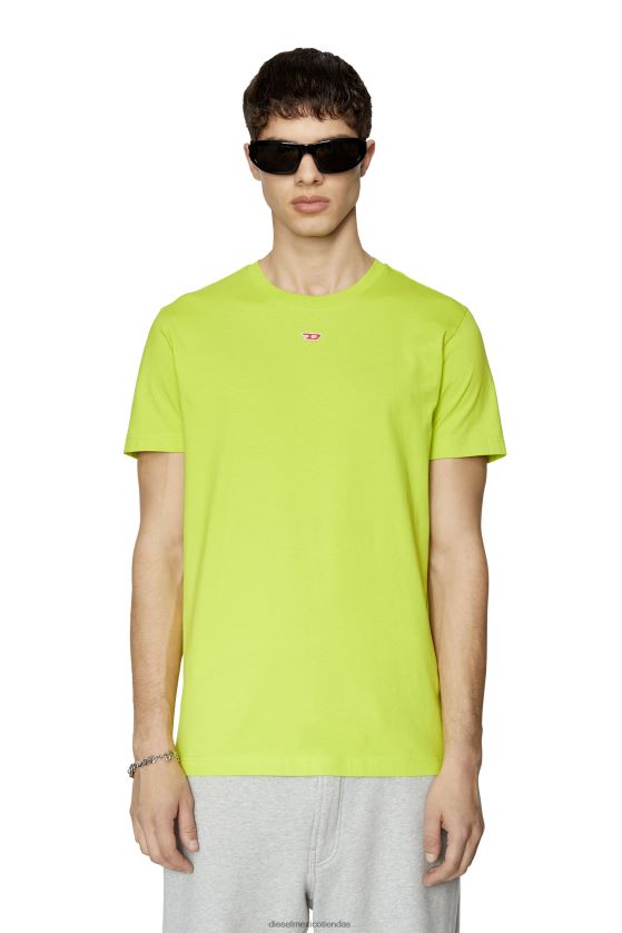 Diesel t-diegor-d hombres 4P44F197 vestir verde fluorescente