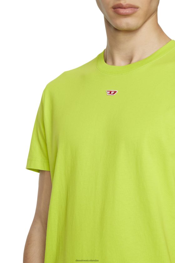 Diesel t-diegor-d hombres 4P44F197 vestir verde fluorescente