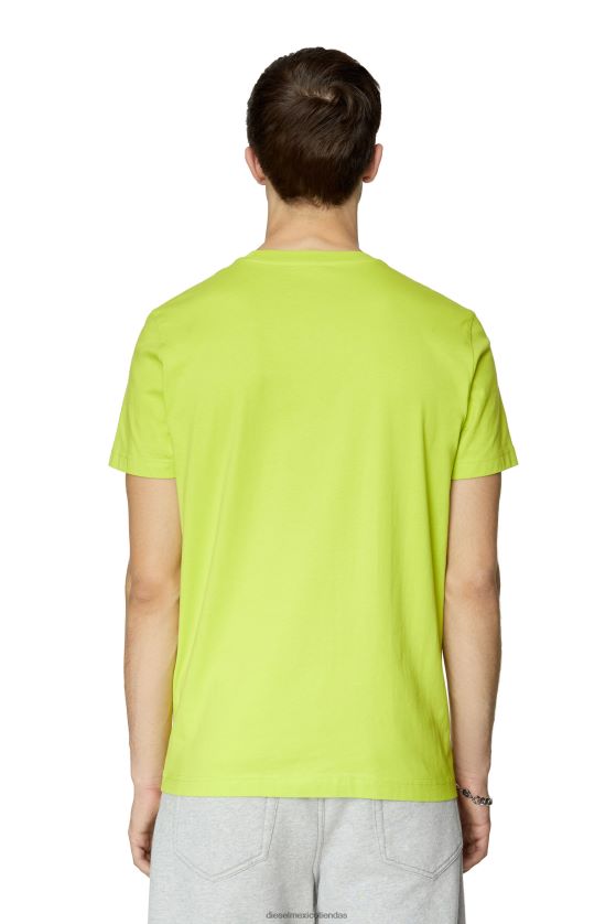 Diesel t-diegor-d hombres 4P44F197 vestir verde fluorescente
