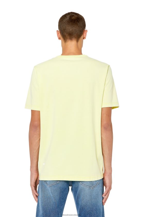 Diesel t-solo-g14 hombres 4P44F219 vestir amarillo fluorescente