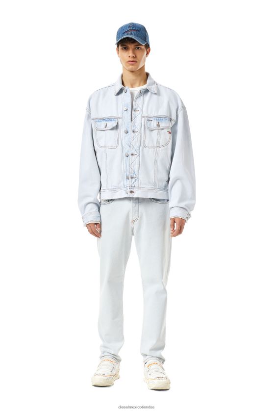 Diesel chamarra de camionero d-lillo hombres 4P44F54 vestir azul claro