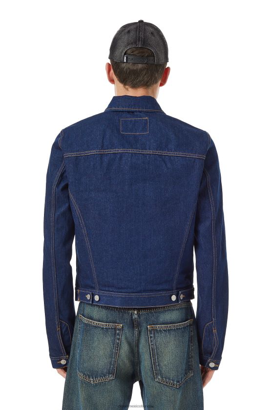 Diesel chamarra de camionero d-milo hombres 4P44F53 vestir azul oscuro