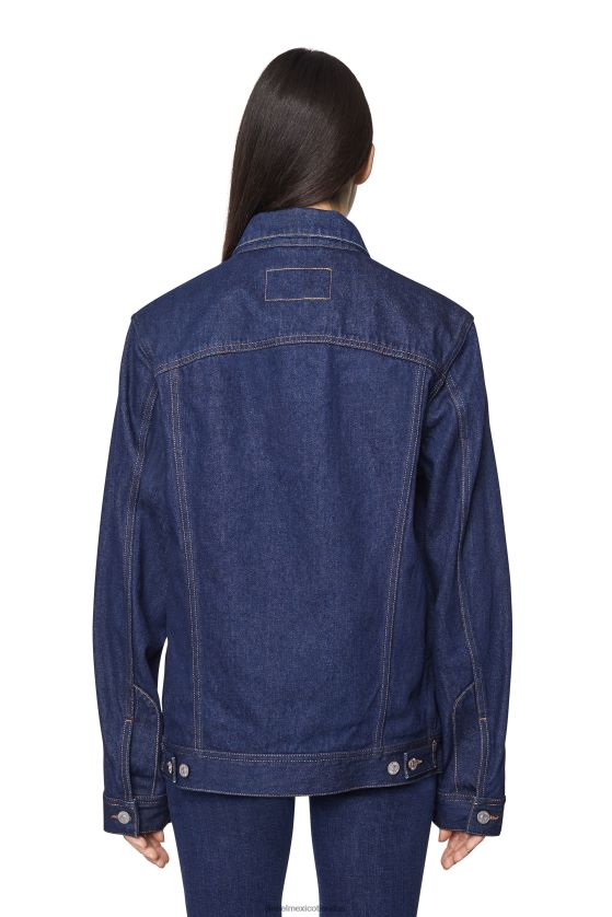 Diesel chamarra de camionero d-riley hombres 4P44F84 vestir azul oscuro