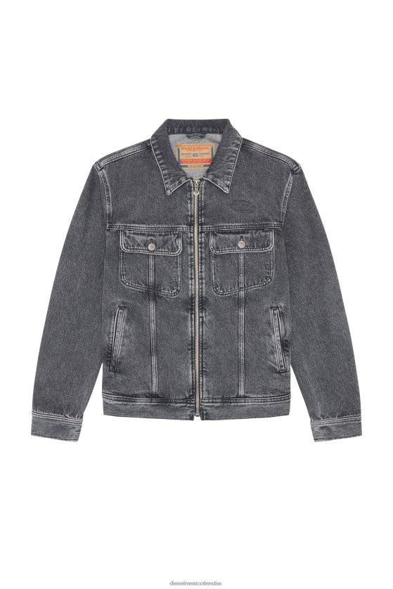 Diesel d-barcy-zf hombres 4P44F71 vestir negro/gris oscuro