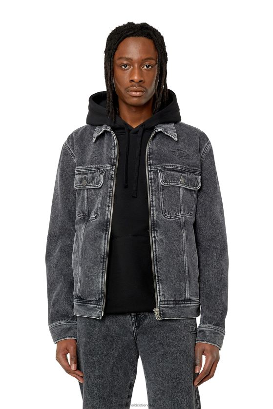Diesel d-barcy-zf hombres 4P44F71 vestir negro/gris oscuro