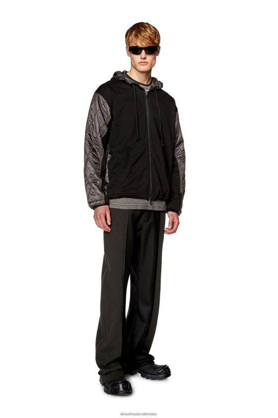 Diesel j-rombo hombres 4P44F33 vestir negro