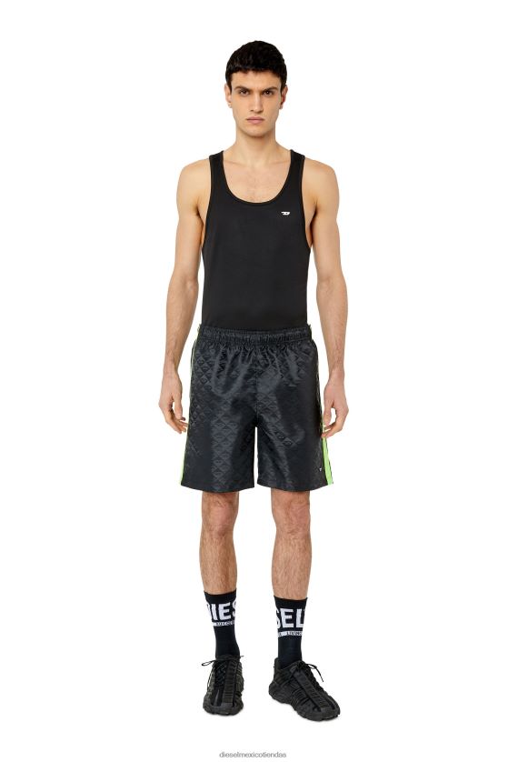 Diesel amwb-leslie-ht28 hombres 4P44F387 vestir negro