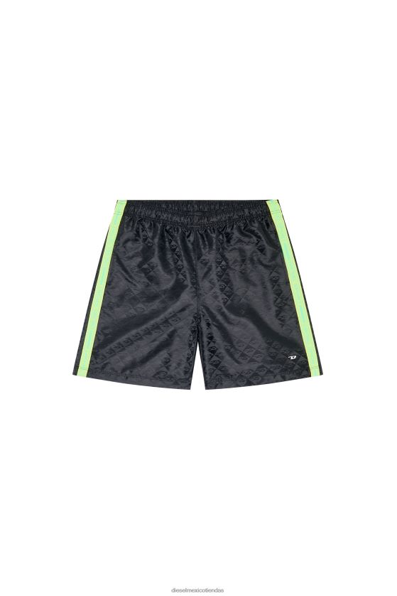 Diesel amwb-leslie-ht28 hombres 4P44F387 vestir negro