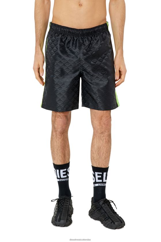 Diesel amwb-leslie-ht28 hombres 4P44F387 vestir negro