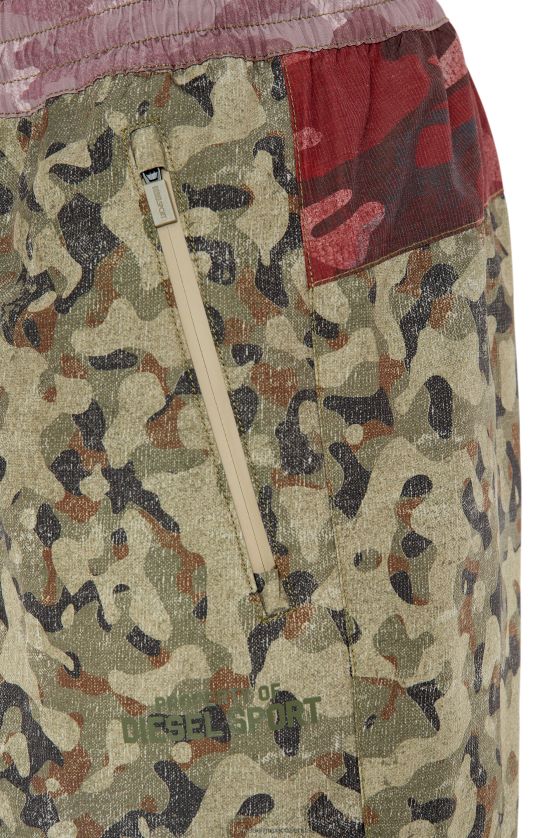Diesel amwb-sifan-ht08 hombres 4P44F400 vestir verde rojo
