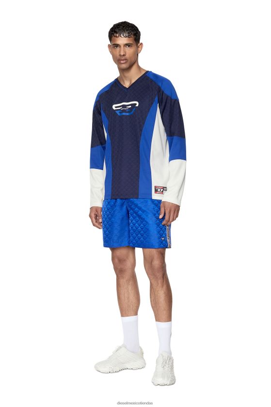 Diesel amwb-stouk-ht08 hombres 4P44F343 vestir azul