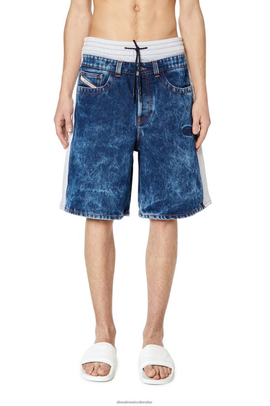 Diesel d-byxo hombres 4P44F413 vestir azul medio