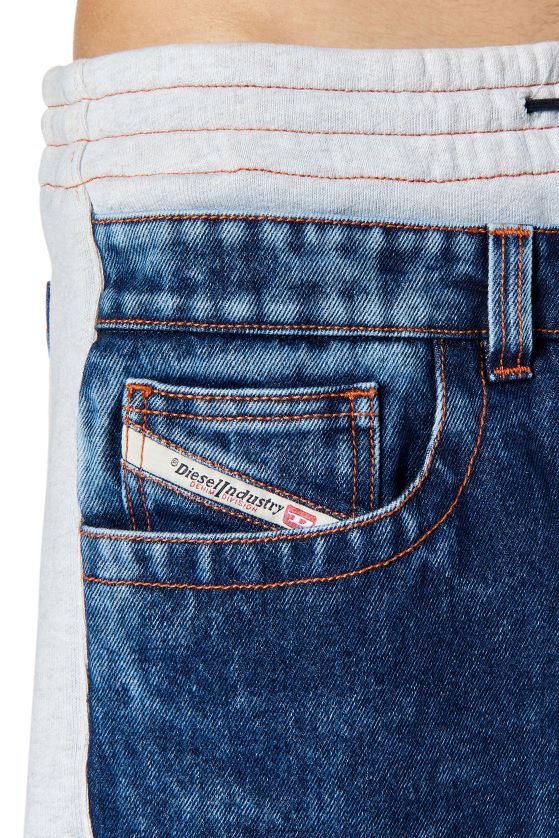 Diesel d-byxo hombres 4P44F413 vestir azul medio