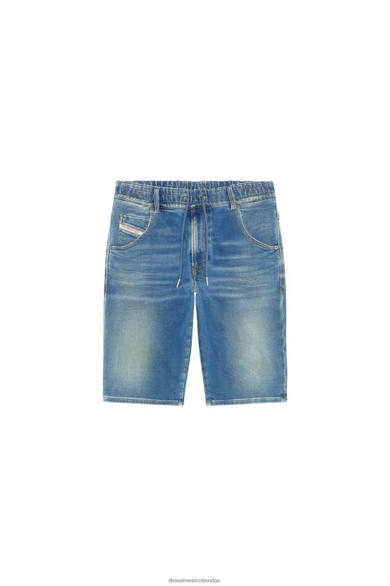 Diesel d-krooshort-z-t hombres 4P44F377 vestir azul medio