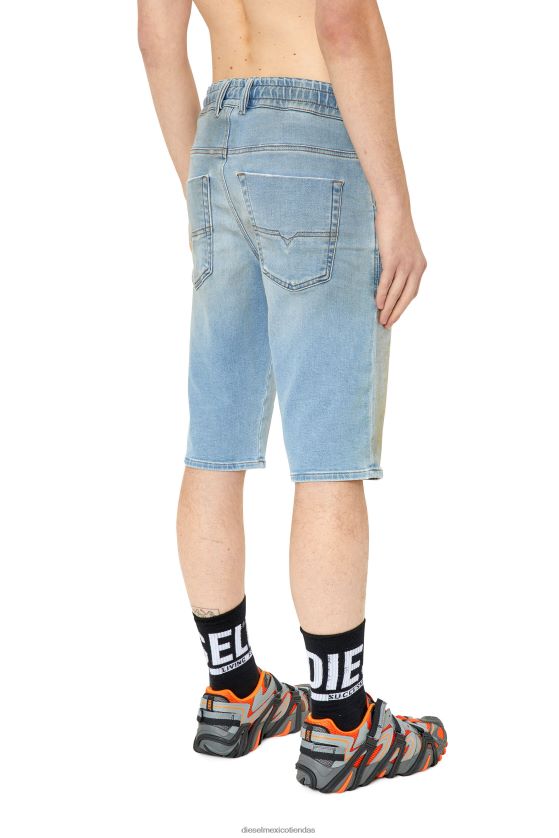Diesel d-krooshort-z-t hombres 4P44F389 vestir azul claro