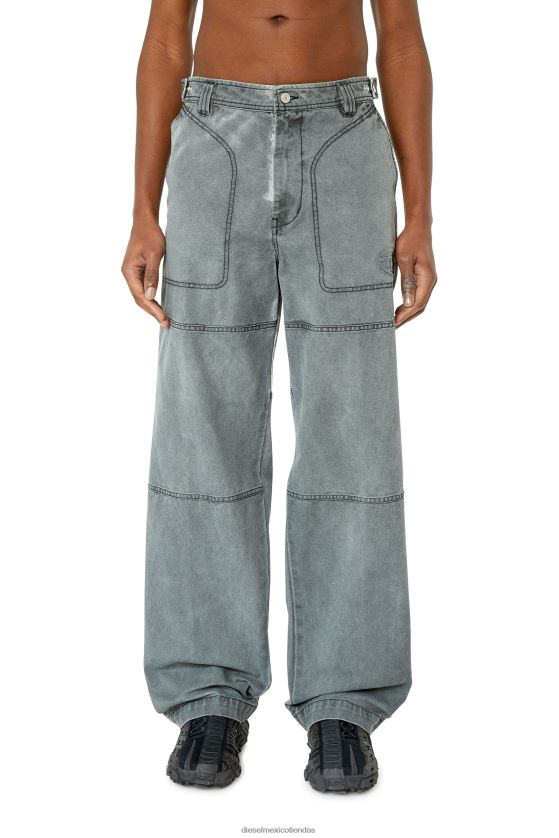 Diesel gráfico p hombres 4P44F404 vestir negro