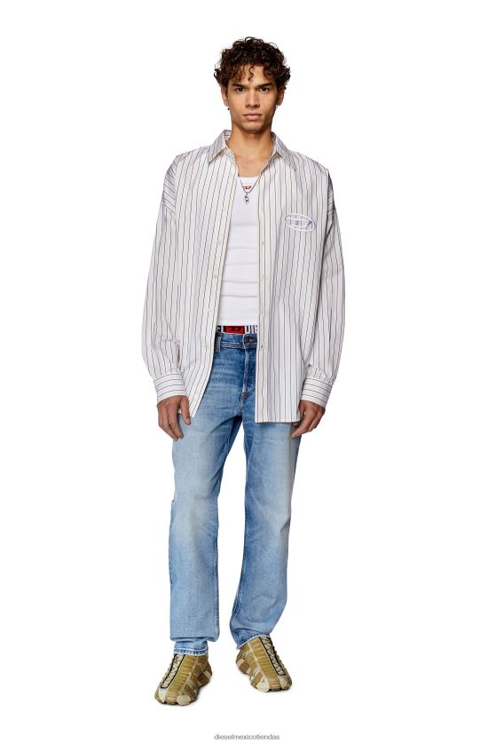 Diesel jeans tapered 2023 d-finitive 09g24 hombres 4P44F347 vestir azul claro