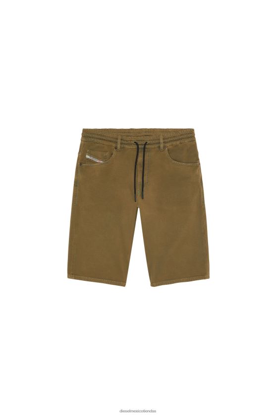 Diesel jogg corto d-krooley hombres 4P44F345 vestir verde militar