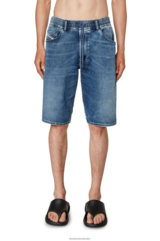 Diesel jogg corto d-krooley hombres 4P44F354 vestir azul medio