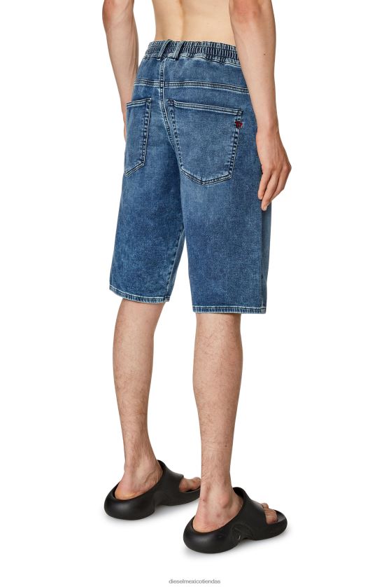 Diesel jogg corto d-krooley hombres 4P44F354 vestir azul medio