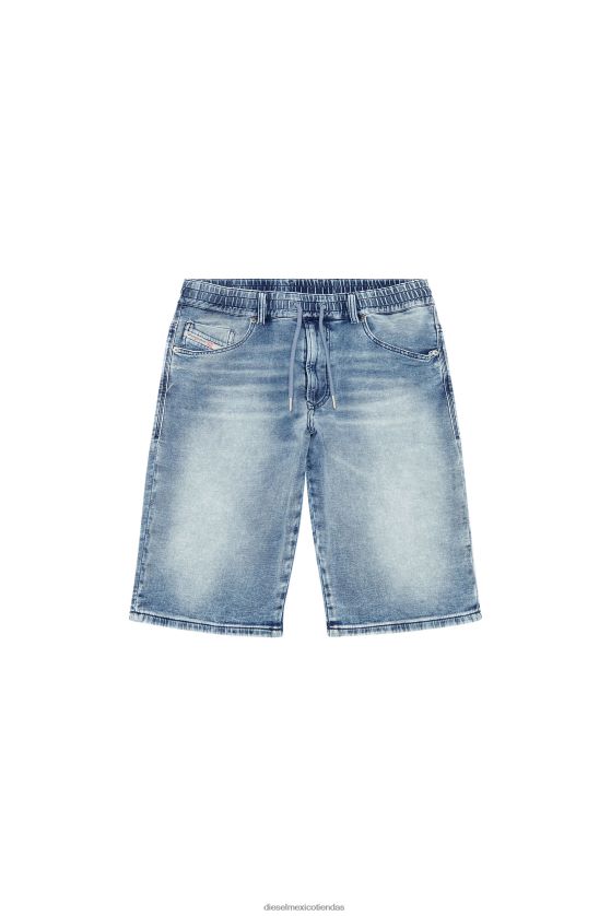 Diesel jogg corto d-krooley hombres 4P44F356 vestir azul claro