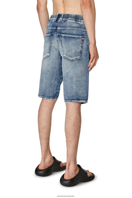 Diesel jogg corto d-krooley hombres 4P44F356 vestir azul claro