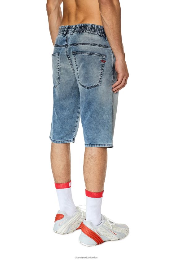 Diesel jogg corto d-krooley hombres 4P44F376 vestir azul medio