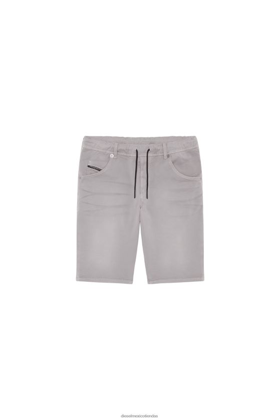Diesel joggjeans d-krooshort hombres 4P44F369 vestir gris