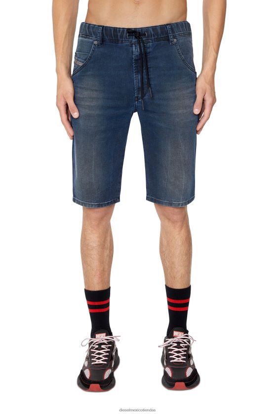 Diesel joggjeans d-krooshort hombres 4P44F422 vestir azul oscuro