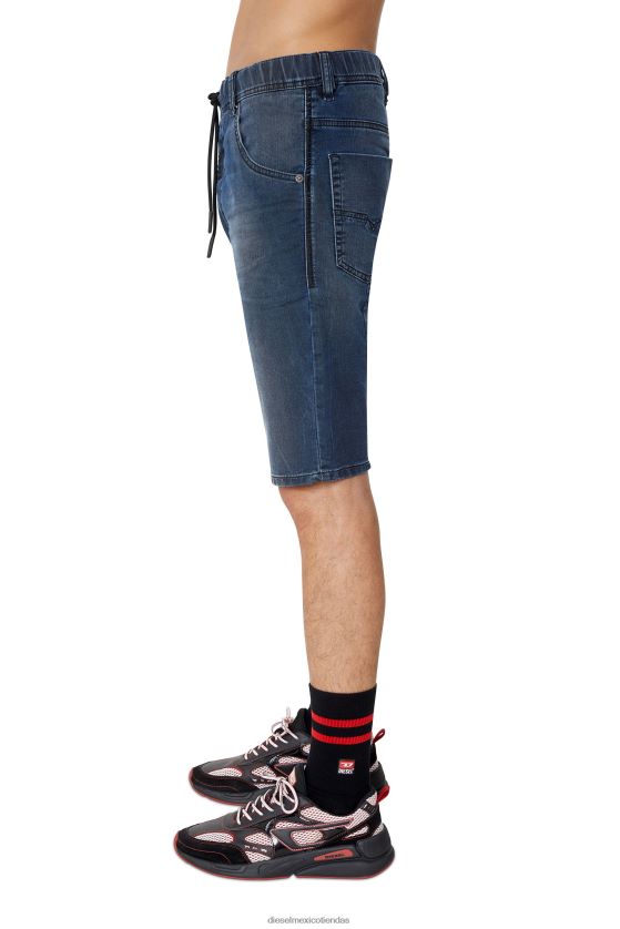 Diesel joggjeans d-krooshort hombres 4P44F422 vestir azul oscuro