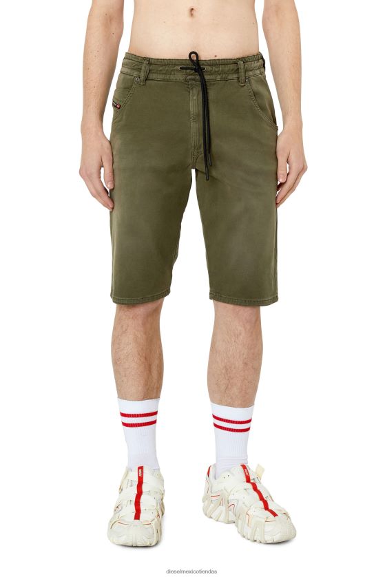 Diesel joggjeans d-krooshort-z hombres 4P44F370 vestir verde