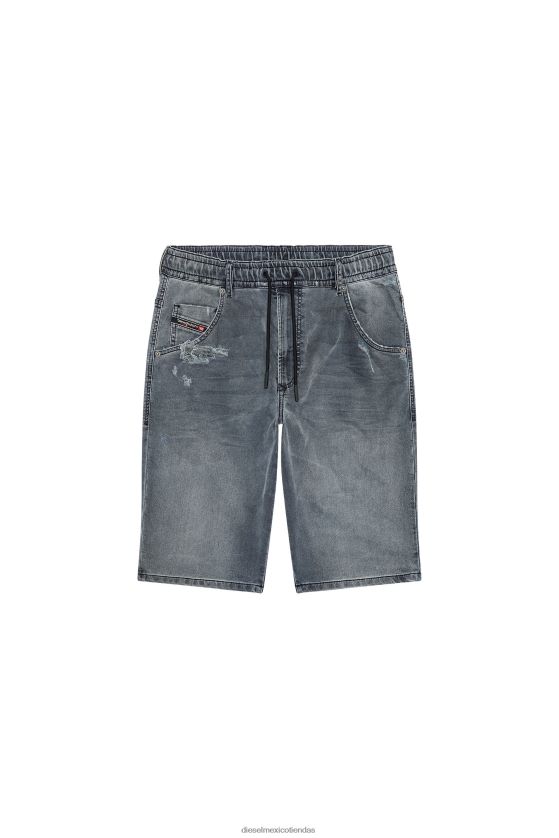 Diesel joggjeans d-krooshort-z hombres 4P44F373 vestir negro