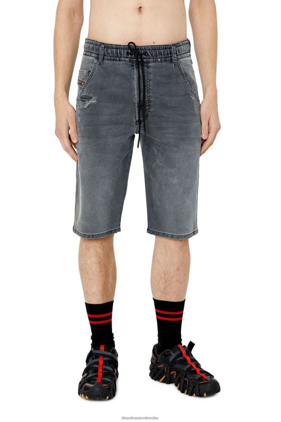 Diesel joggjeans d-krooshort-z hombres 4P44F373 vestir negro