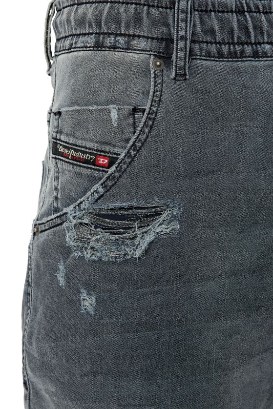 Diesel joggjeans d-krooshort-z hombres 4P44F373 vestir negro