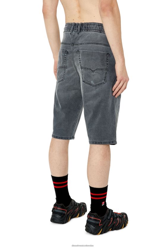 Diesel joggjeans d-krooshort-z hombres 4P44F373 vestir negro