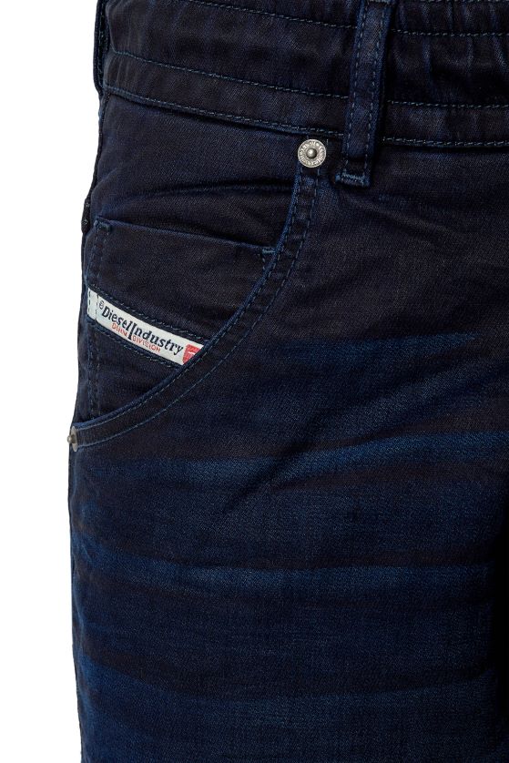 Diesel joggjeans d-krooshort-z hombres 4P44F393 vestir azul oscuro