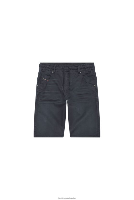 Diesel joggjeans d-krooshort-z hombres 4P44F394 vestir negro/gris oscuro