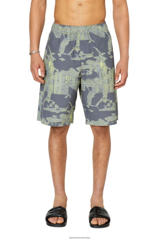 Diesel p-ferg hombres 4P44F397 vestir gris verde